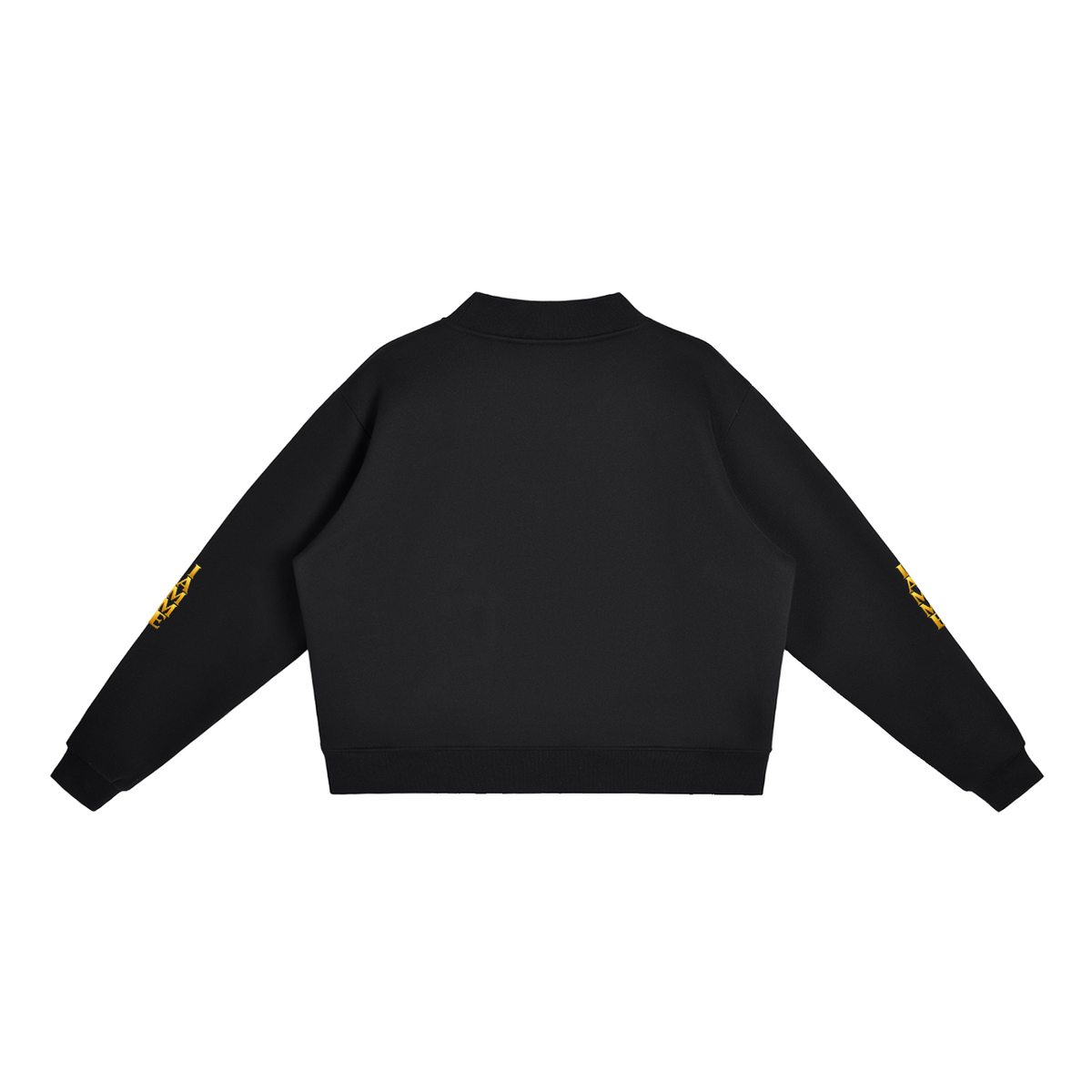 IAMME Women’s Essential Fleece Mock-Neck Cropped Sweatshirt