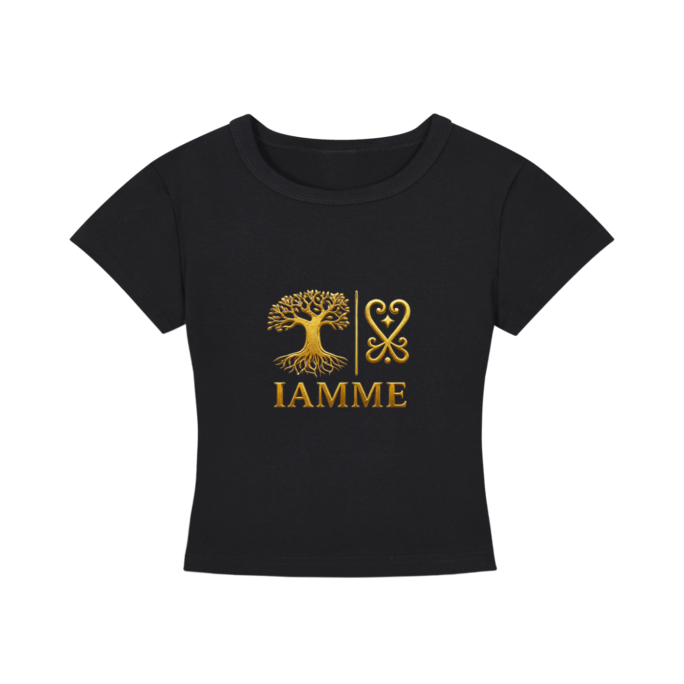IAMME Women’s Premium Stretch Cropped T-Shirt