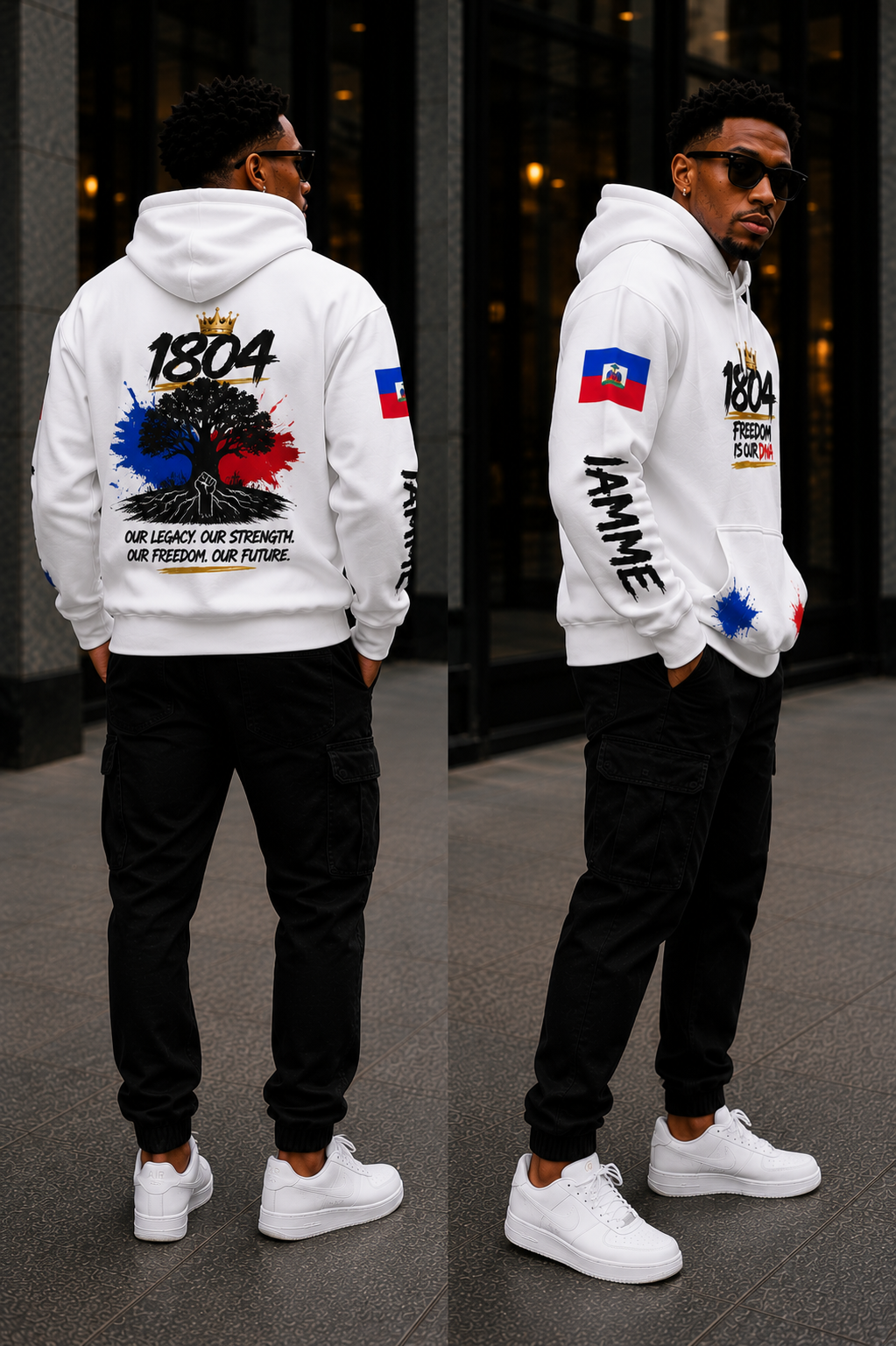 1804 Unisex Cotton Hoodie