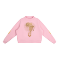 IAMME Women’s Essential Fleece Mock-Neck Cropped Sweatshirt