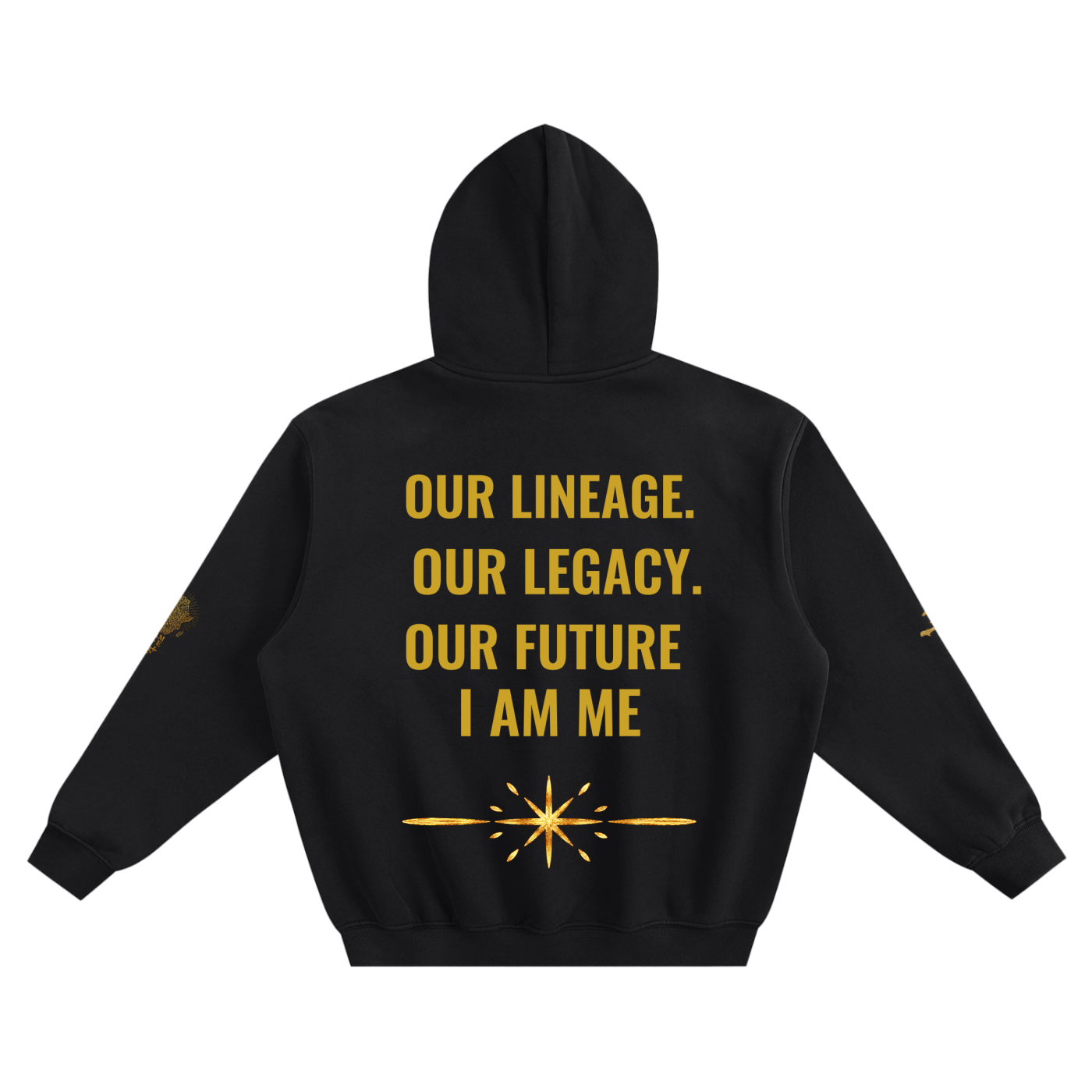 Unisex  Fleeced Boxy Hoodie- LEGACY IN OUR BLOOD