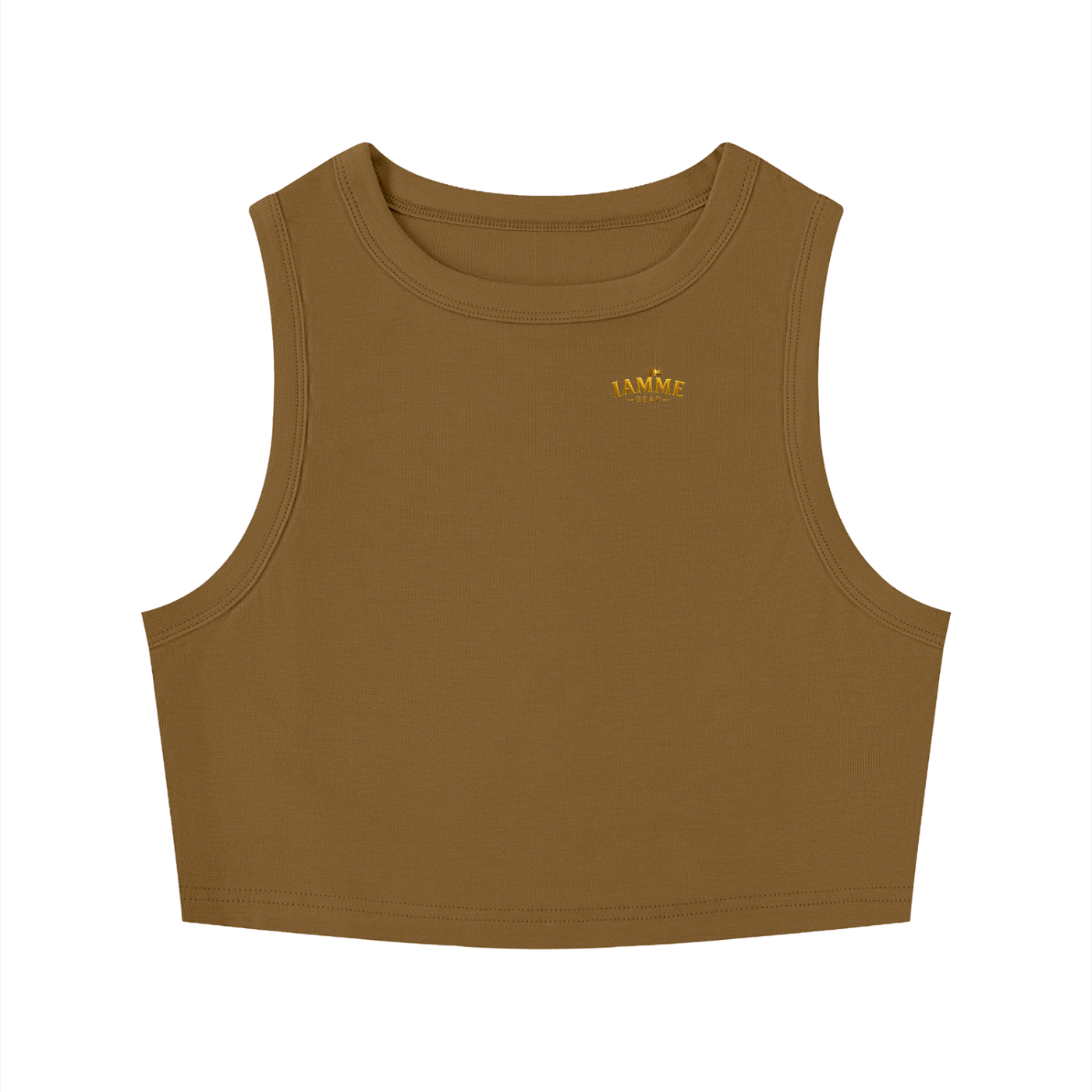 Women's Tight Crewneck Crop Tank Top