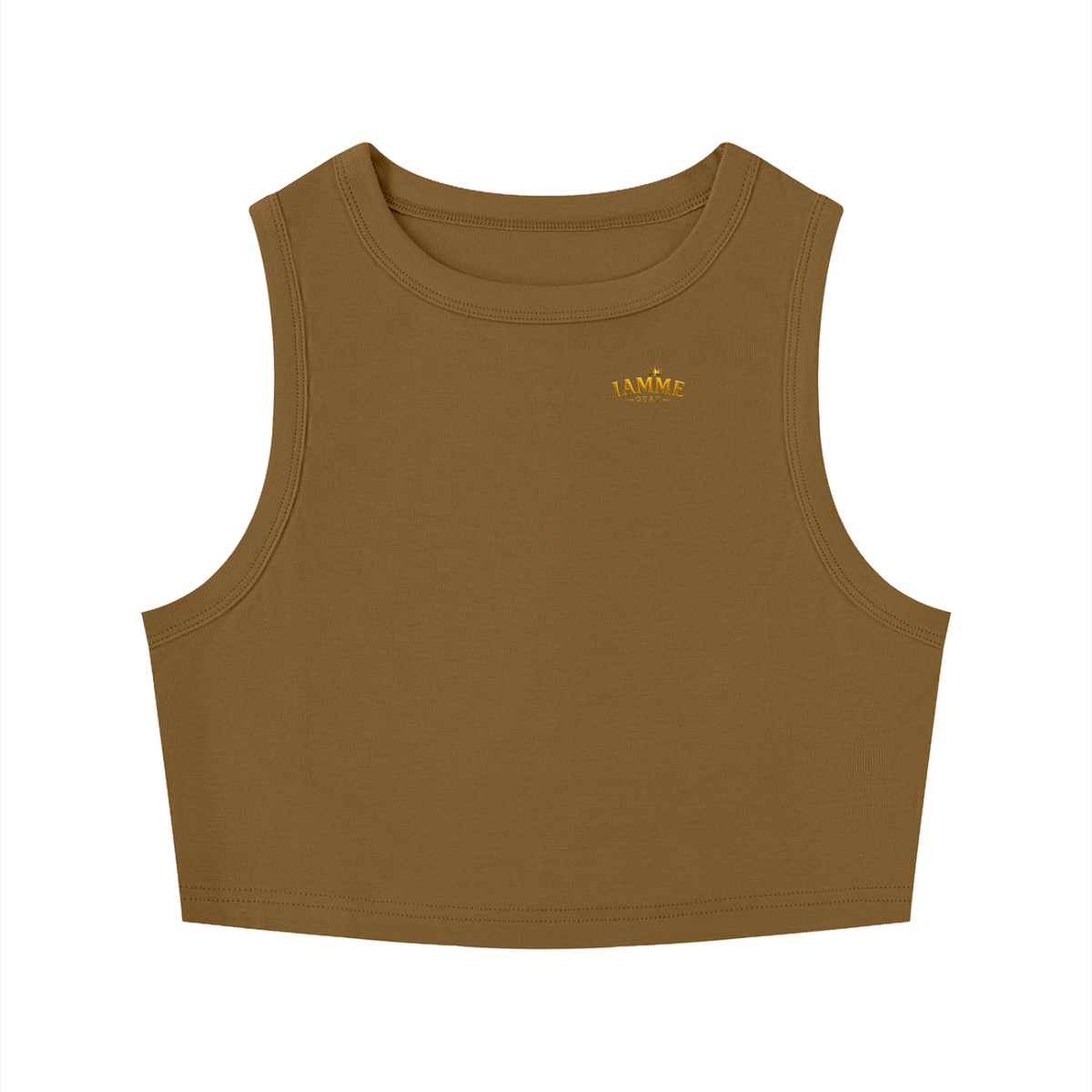 Women's Tight Crewneck Crop Tank Top
