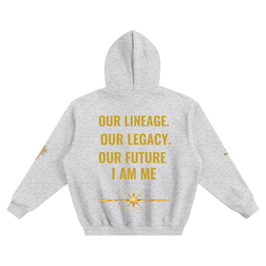 Unisex  Fleeced Boxy Hoodie- LEGACY IN OUR BLOOD