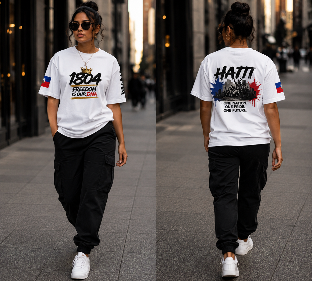 Oversized Cotton T-shirt 1804 Freedom