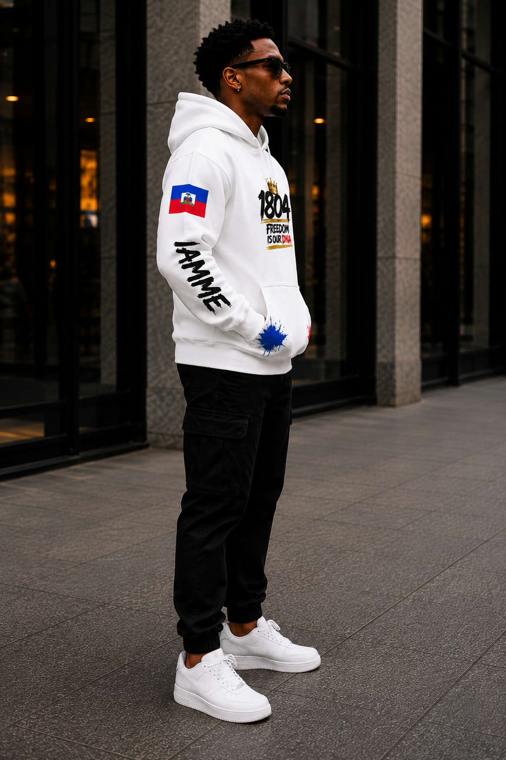 Oversized cotton sweatshirt 1804 Freedom