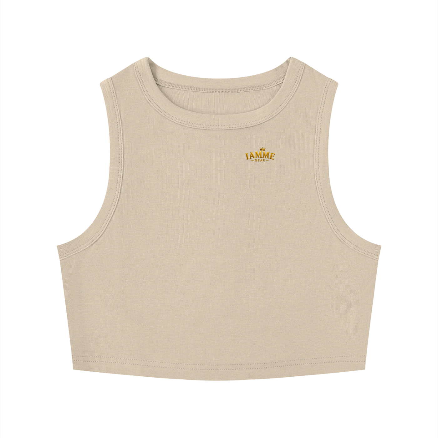 Women's Tight Crewneck Crop Tank Top