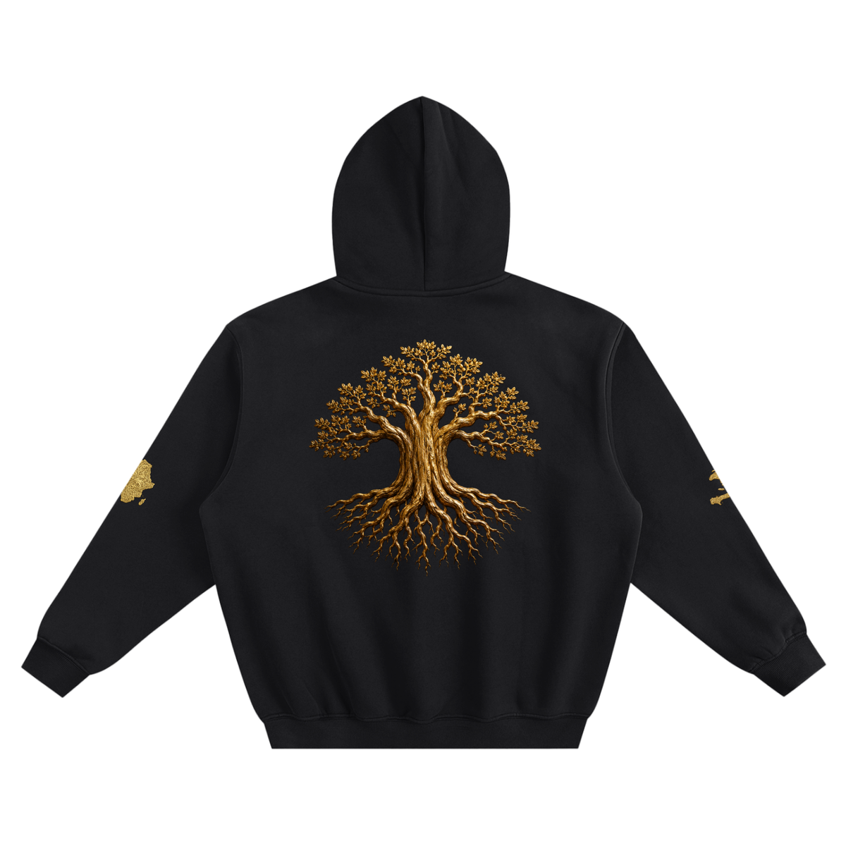 Unisex Fleeced Boxy Hoodie - Our Roots Run Deep