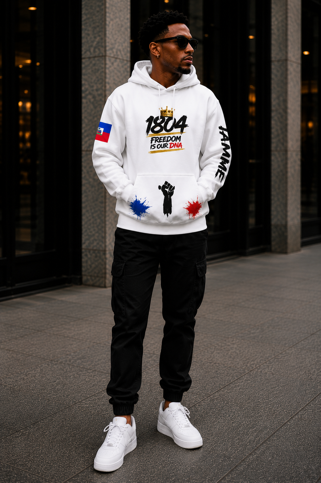 Oversized cotton sweatshirt 1804 Freedom
