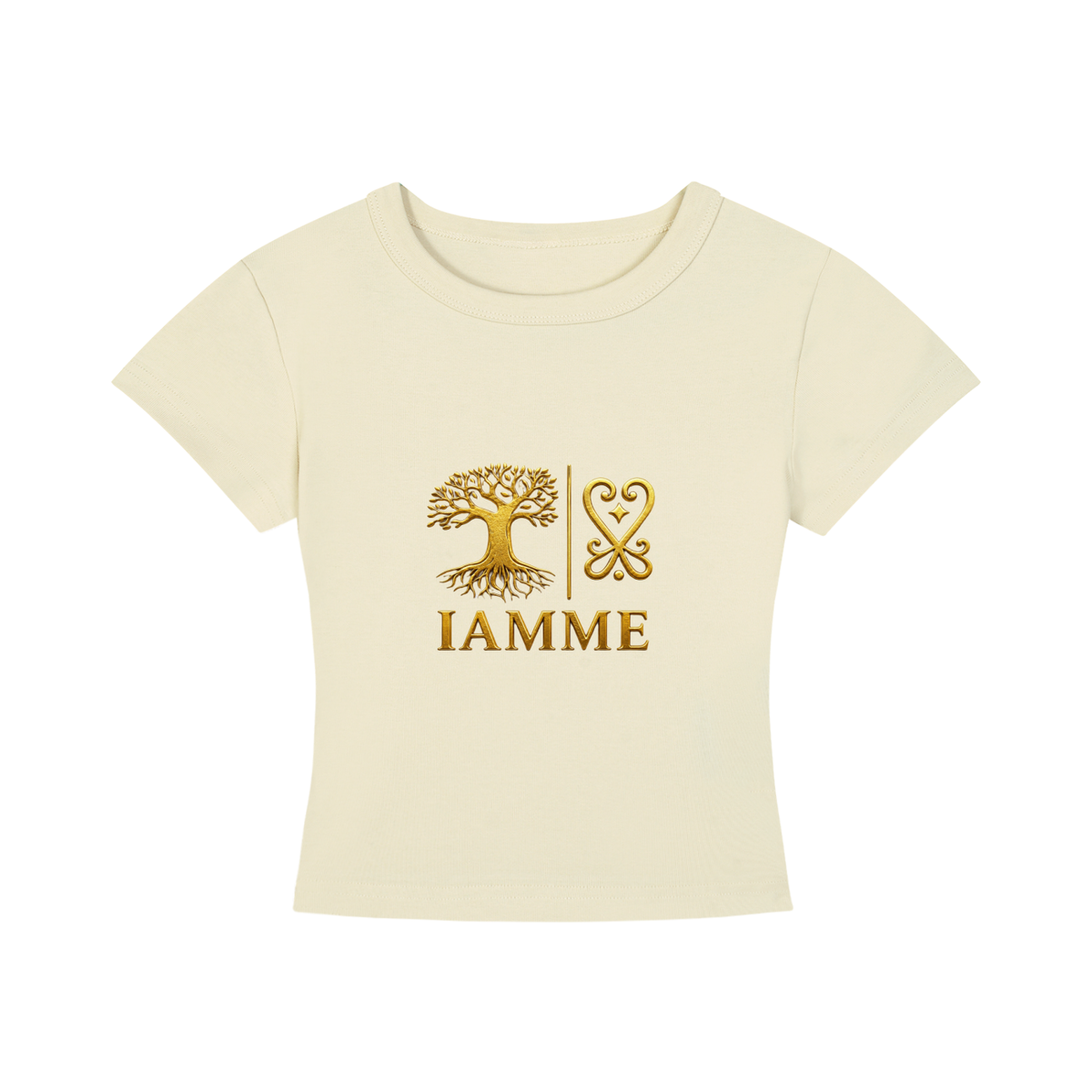 IAMME Women’s Premium Stretch Cropped T-Shirt