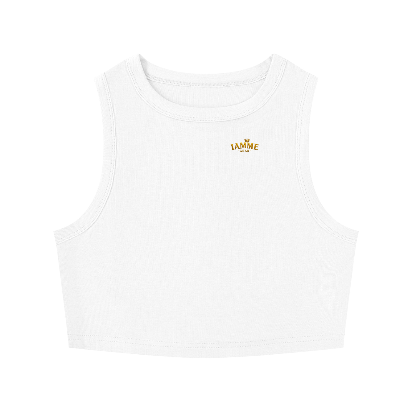 Women's Tight Crewneck Crop Tank Top