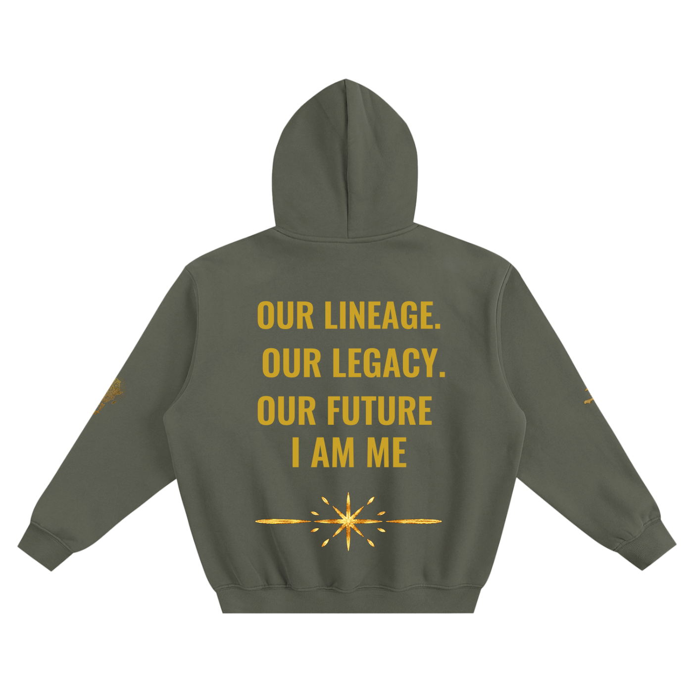 Unisex  Fleeced Boxy Hoodie- LEGACY IN OUR BLOOD
