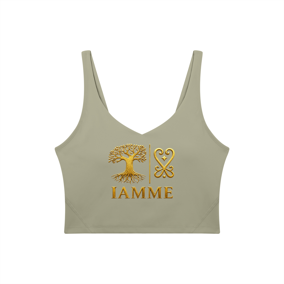 IAMME Women’s V-Neck Yoga Sports Bra