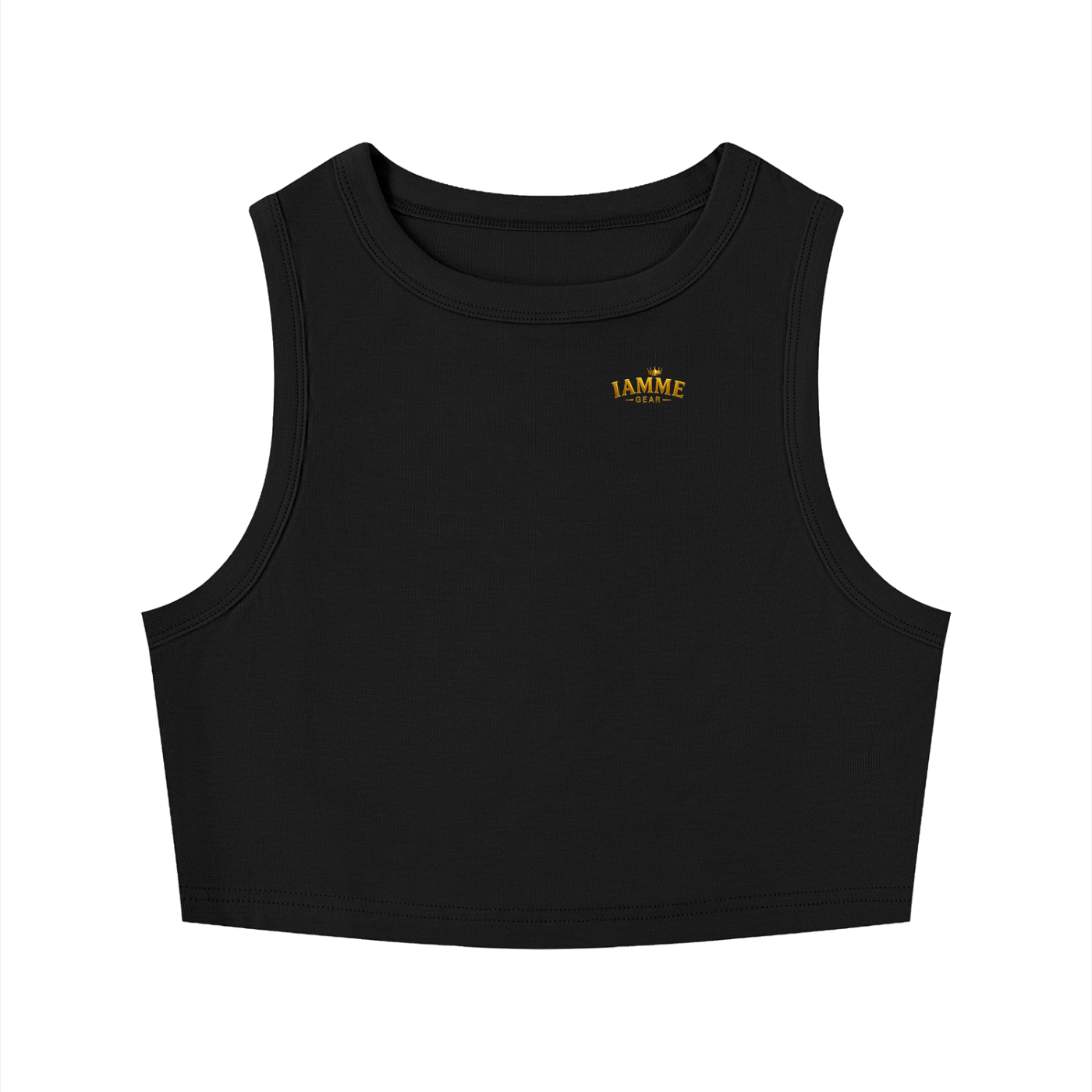 Women's Tight Crewneck Crop Tank Top