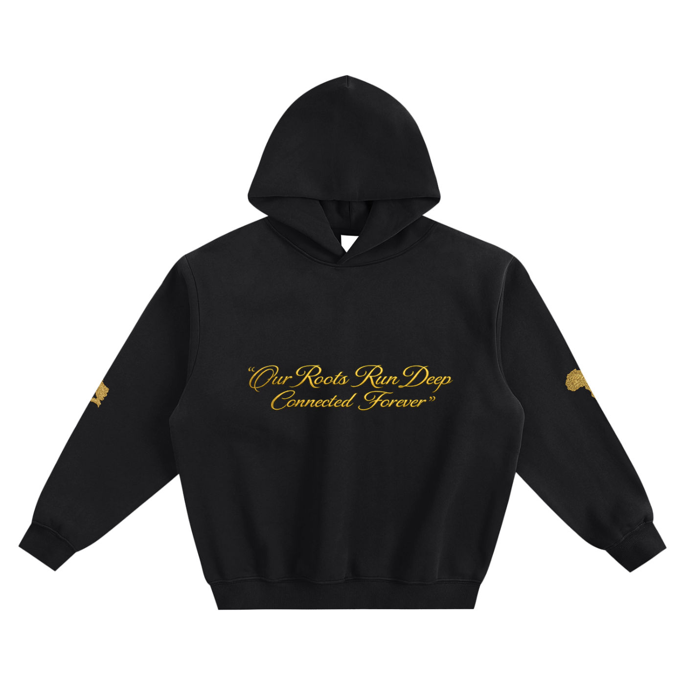 Unisex Fleeced Boxy Hoodie - Our Roots Run Deep